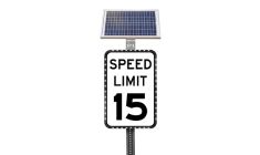 Add-A-Flash 24" x 30" Speed Limit Solar Sign Kit