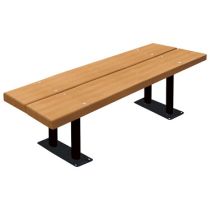 BarcoBoard™ Steel Frame Double-Board Backless Benches