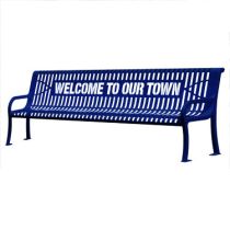 Plastic-Coated Personalized Benches